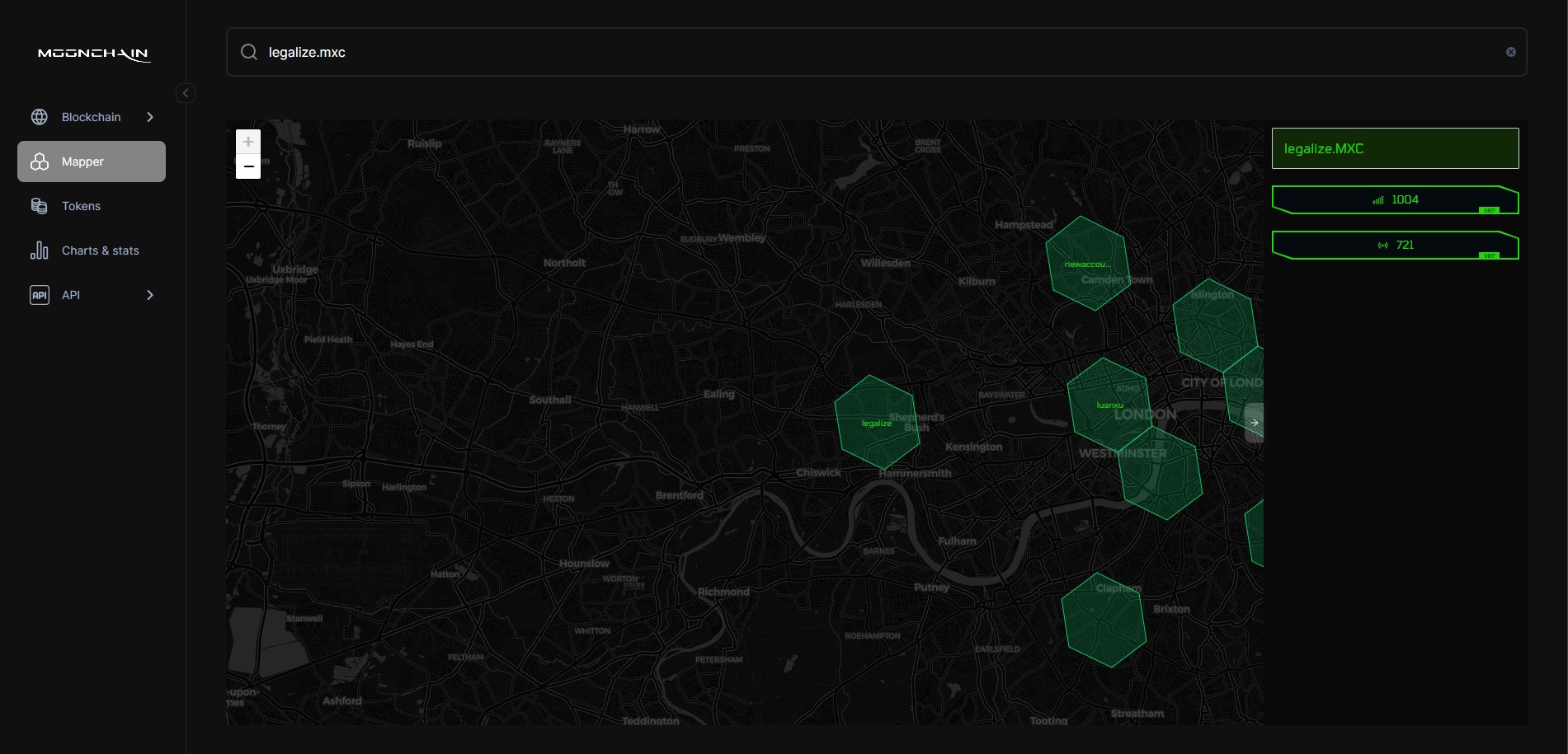 Moonchain Mapper Hexagon MNS